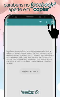 Frases de Aniversário Prontas android App screenshot 2