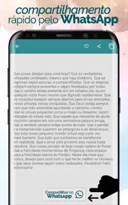 Frases de Aniversário Prontas android App screenshot 3